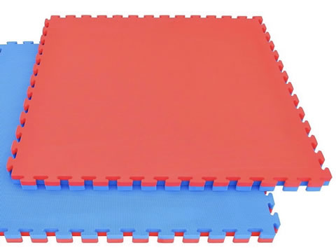 Τατάμι Puzzle Κόκκινο/Μπλε 2,5cm