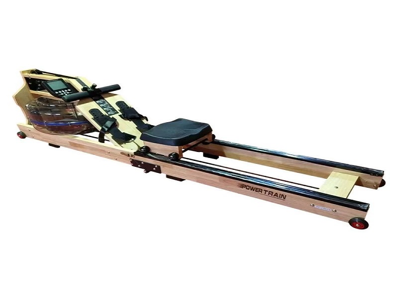 Power Train Foldable Wooden Water Rower